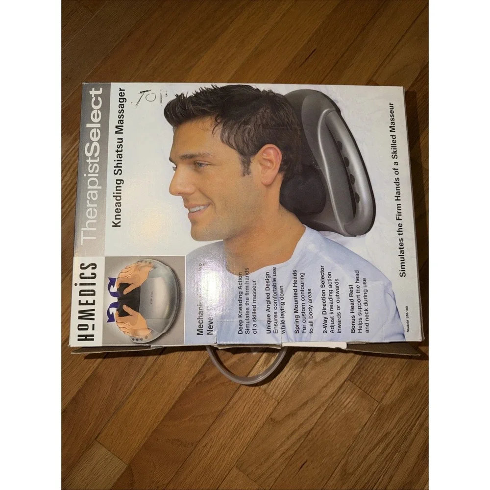 Homedics Therapist Select Kneading‎ Shiatsu Massager SM-100 TESTED